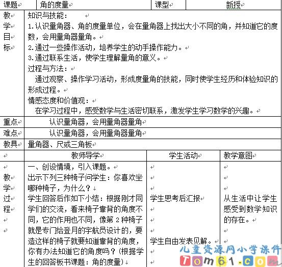 角的度量