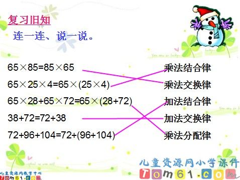 乘加运算中的简便运算课件
