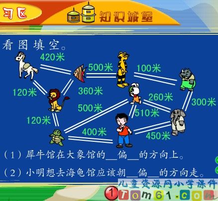 位置与方向课件26