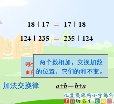 加法运算定律课件14