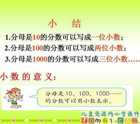 小数的产生和意义