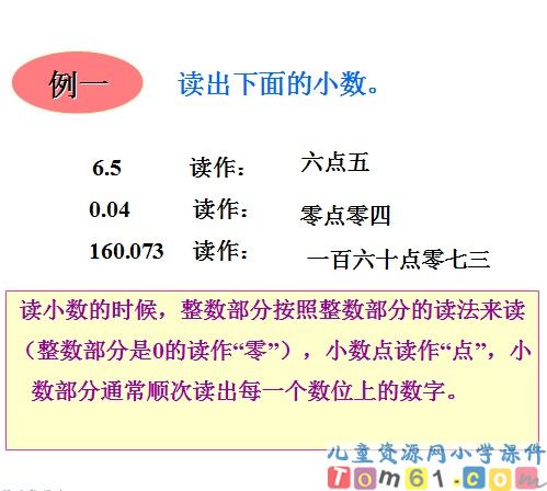 小数的读法和写法课件2