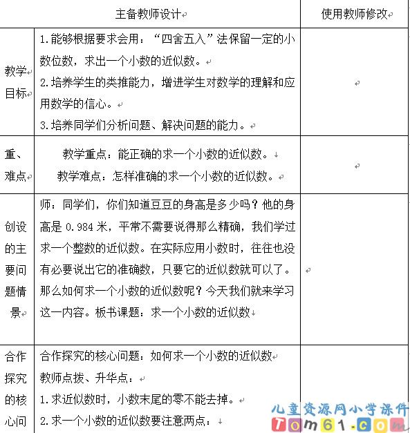 求一个小数的近似数