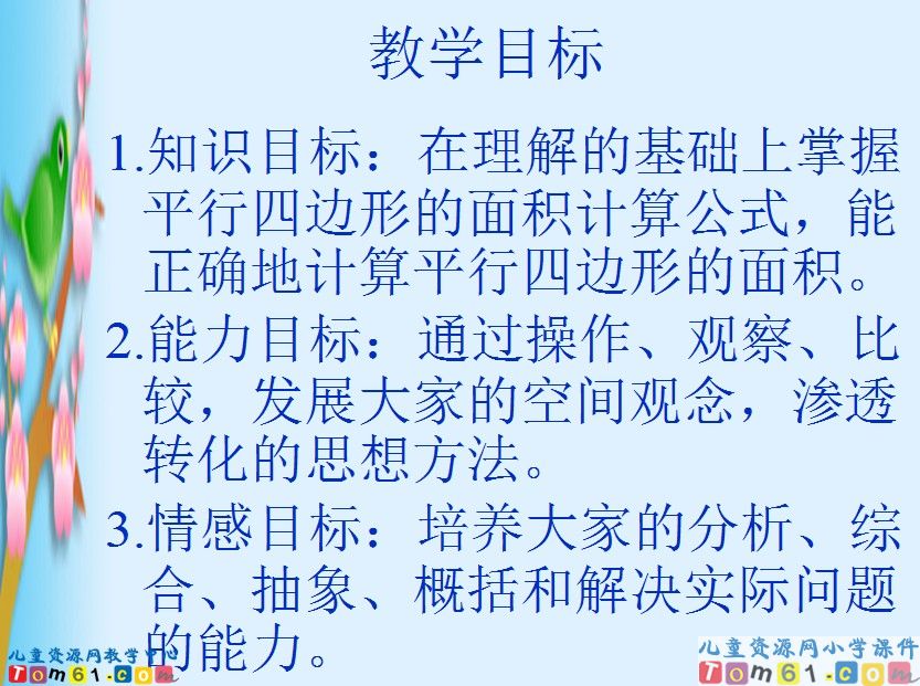 平行四边形的面积