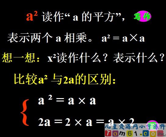 用字母表示数课件15