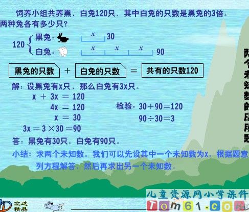 列方程解应用题课件15