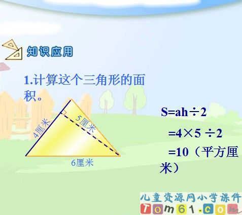 三角形面积的计算课件12