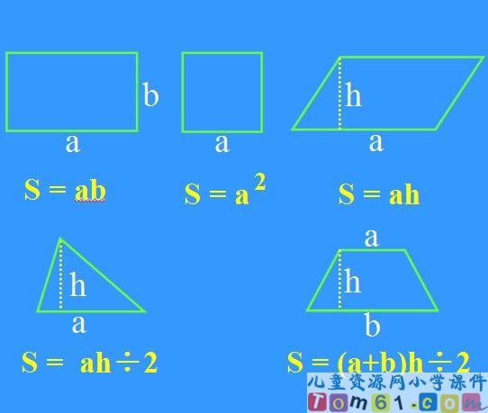 多边形的面积复习课件4