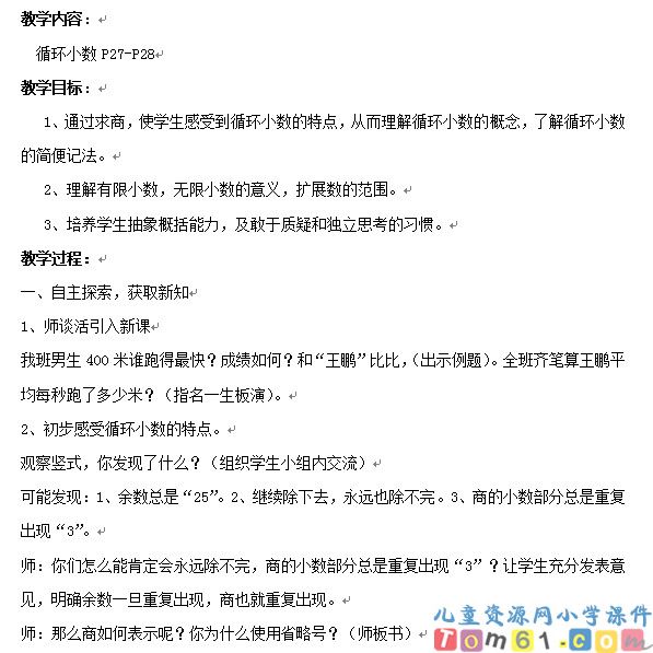 循环小数