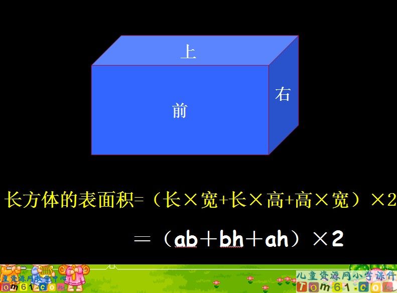 长方体_正方体表面积的计算