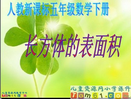 长方体的表面积