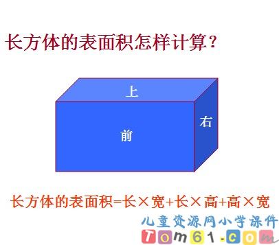 长方体和正方体的表面积课件22