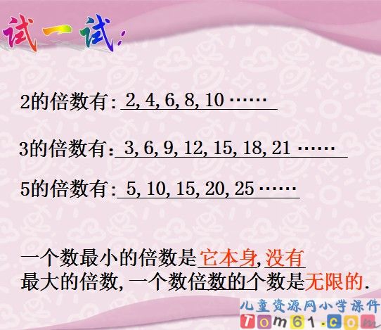 因数和倍数课件22