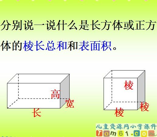 长方体和正方体的认识课件20