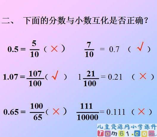 分数和小数的互化课件23