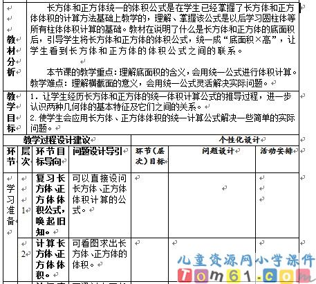 长方体和正方体的体积