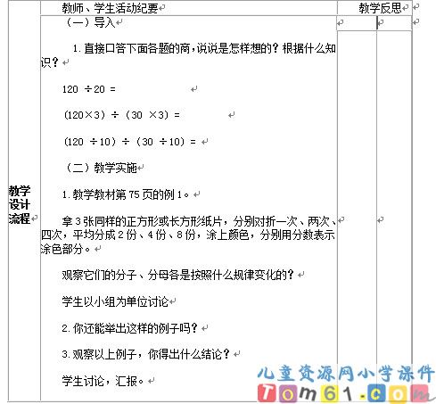 分数的基本性质