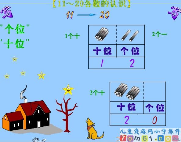 11～20各数的认识