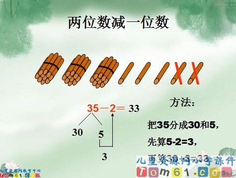 两位数减一位数和整十数课件5