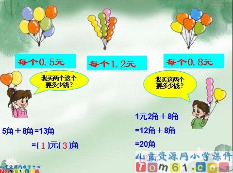 人民币的简单计算课件2