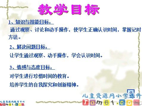 时分的认识课件