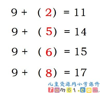 十几减九