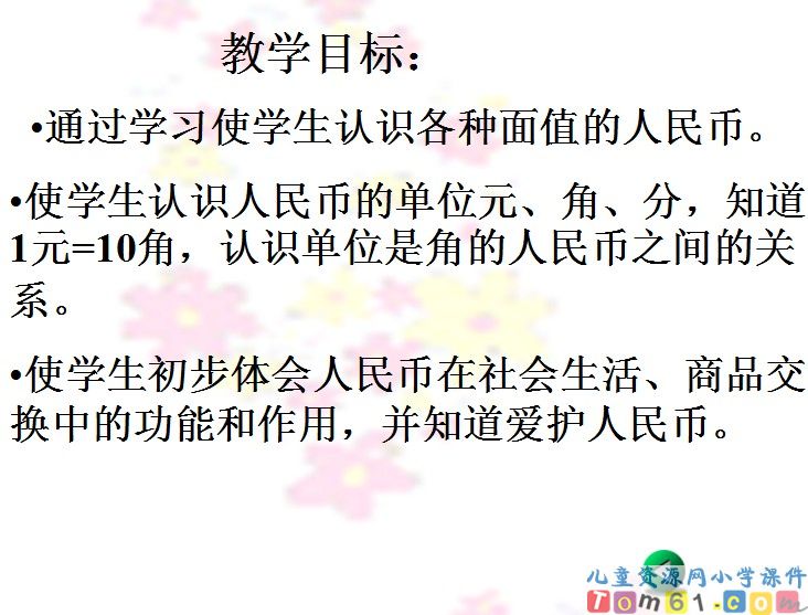 认识人民币