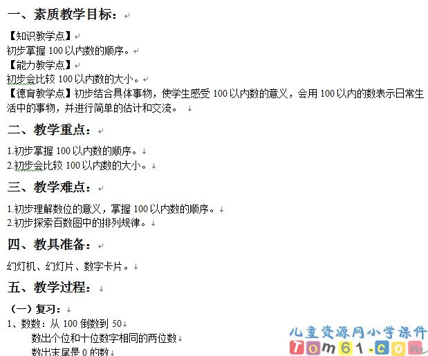 数的顺序比较大小