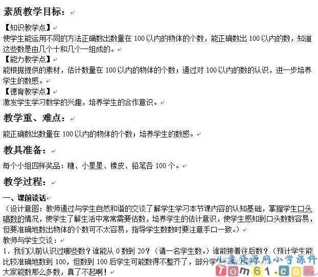 数数  数的组成