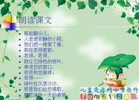 一株紫丁香课件34