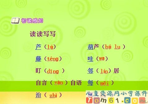 我要的是葫芦课件30