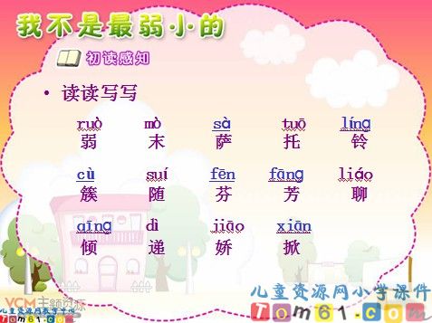 我不是最弱小的课件4