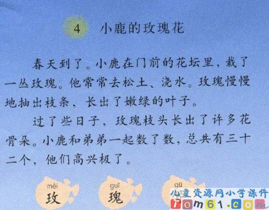 小鹿的玫瑰花课件17