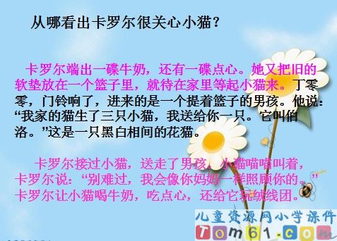 卡罗尔和她的小猫课件8