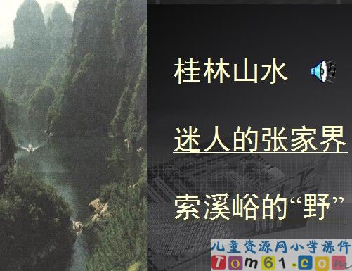 索溪峪的“野”课件13