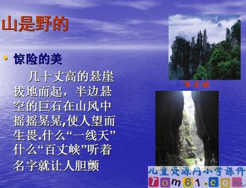 索溪峪的“野”课件16