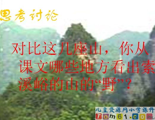 索溪峪的“野”课件18