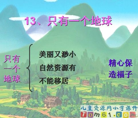 只有一个地球课件23