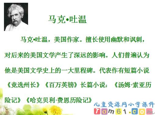 汤姆 索亚历险记课件9