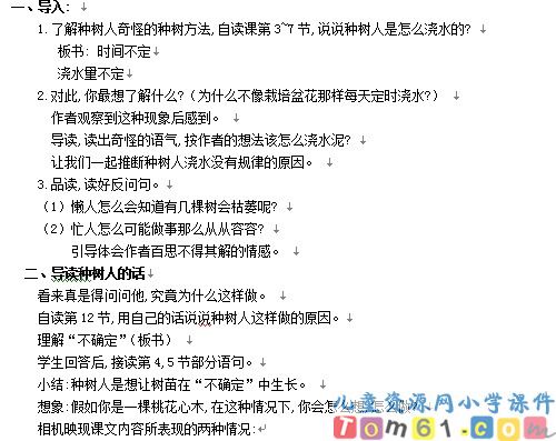 桃花心木教案3