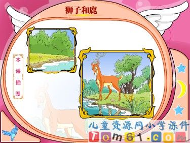 狮子和鹿课件2