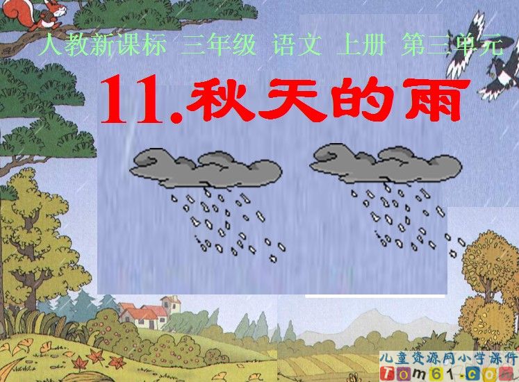 秋天的雨