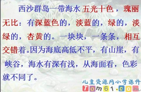 富饶的西沙群岛