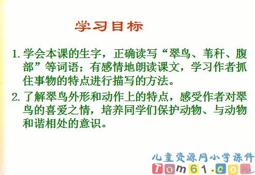翠鸟