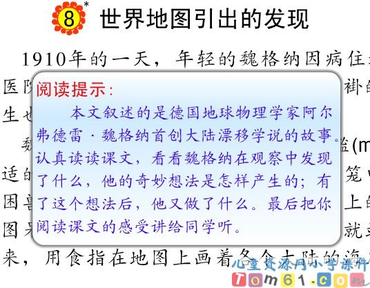 世界地图引出的发现