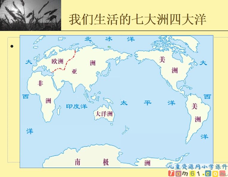 世界地图引出的发现