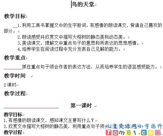 鸟的天堂