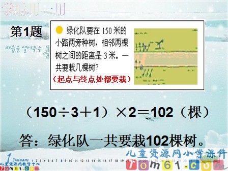 植树问题课件9