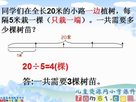 植树问题课件3