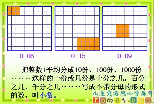 小数的意义和读写法课件